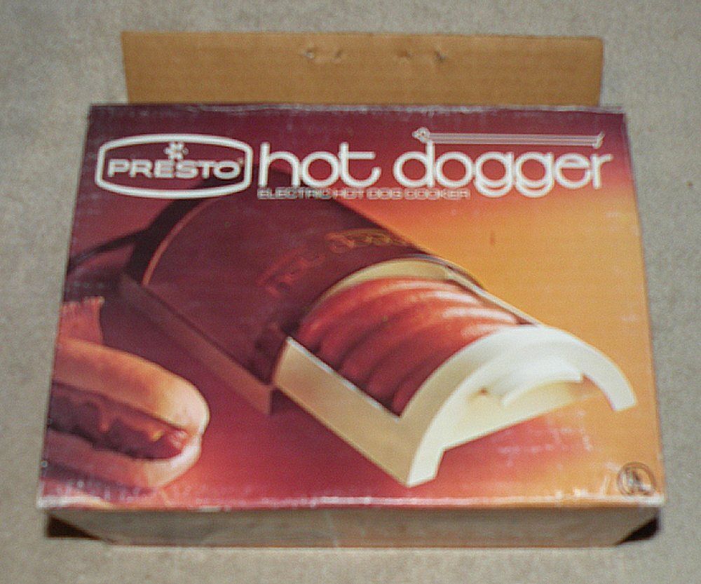 Vtg 70’s Presto Hot Dogger Electric Hot Dog Cooker Model 01/HOTD1 New Open Box